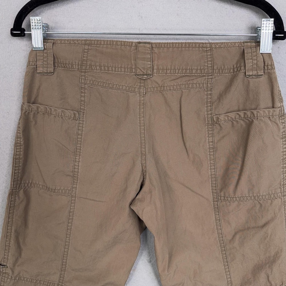 Patagonia Shorts Womens 0 Brown Organic Cotton Utility Hiking Bermuda Roll Tab - Picture 7 of 13